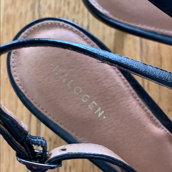 Slingback kitten heel black pointed toe sz8 - Picture 6 of 7